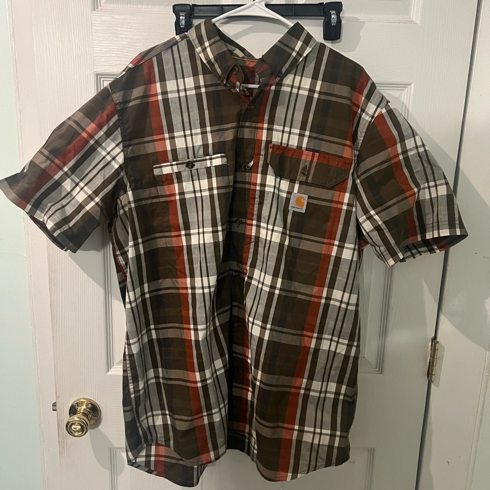Carhartt force button shirt size xl
